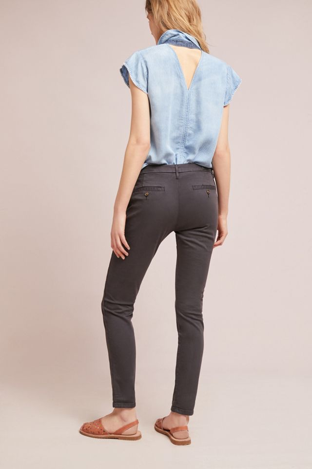 Reiko Low-Rise Chino Trousers #3