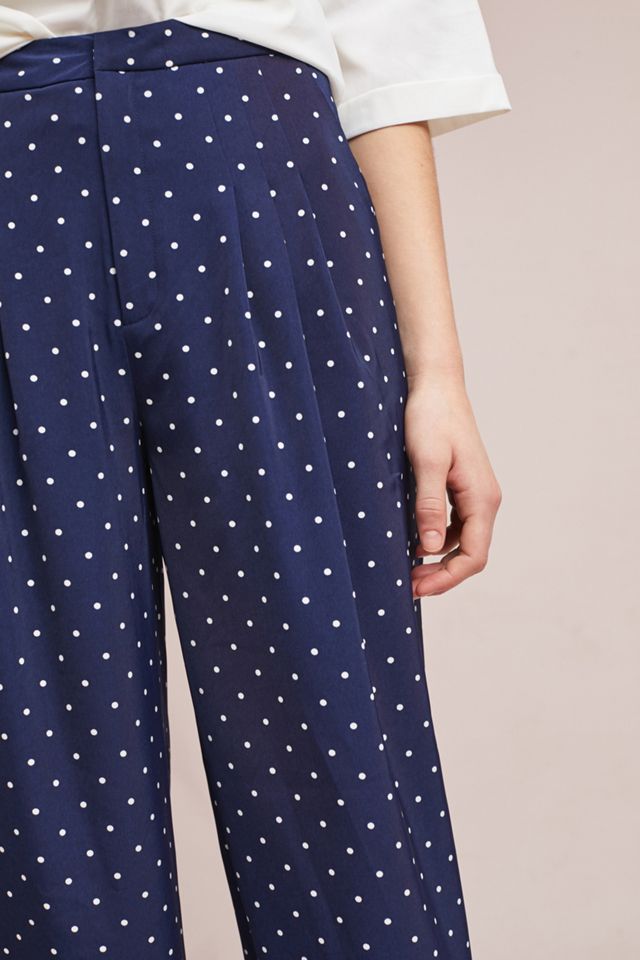 Polka Dot Wide-Leg Pants #2
