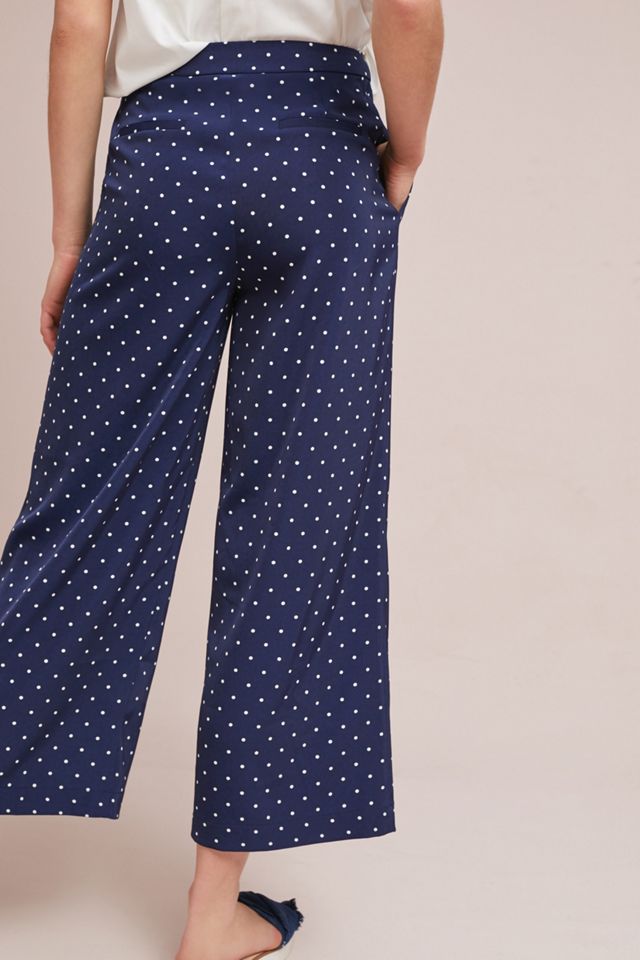 Polka Dot Wide-Leg Pants #3