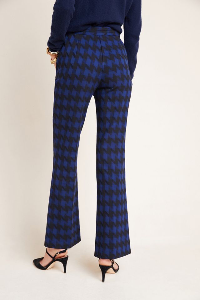Wiley Windowpane Bootcut Trousers #1