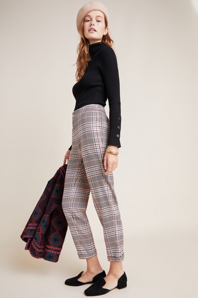 Anthropologie clearance plaid pants