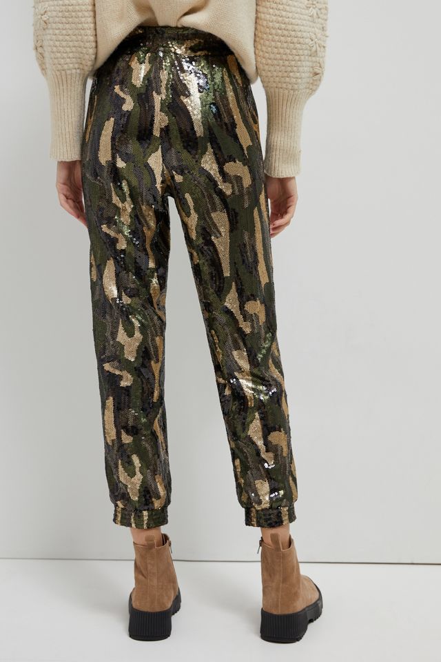 Anthropologie discount sequin joggers