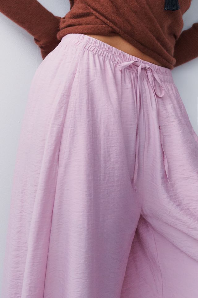 By Anthropologie Reverie Lace-Trim Tapered Pants #1