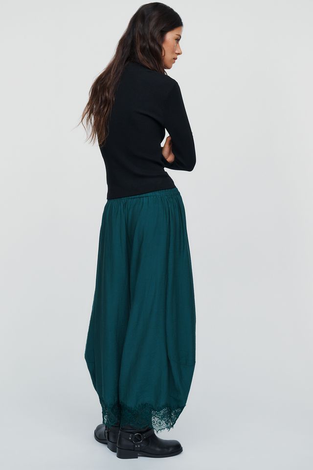 Pantalon court à ourlet en dentelle Reverie By Anthropologie #9