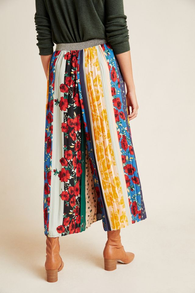 Pantalones de pierna ancha de patchwork animados #1