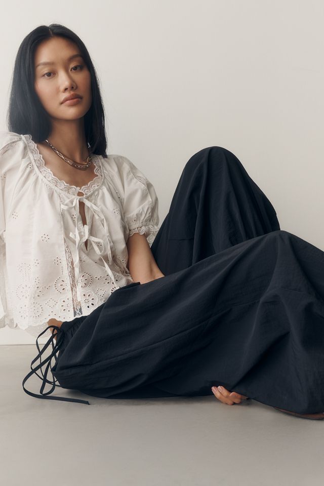 By Anthropologie Balloon Parachute Pants #4