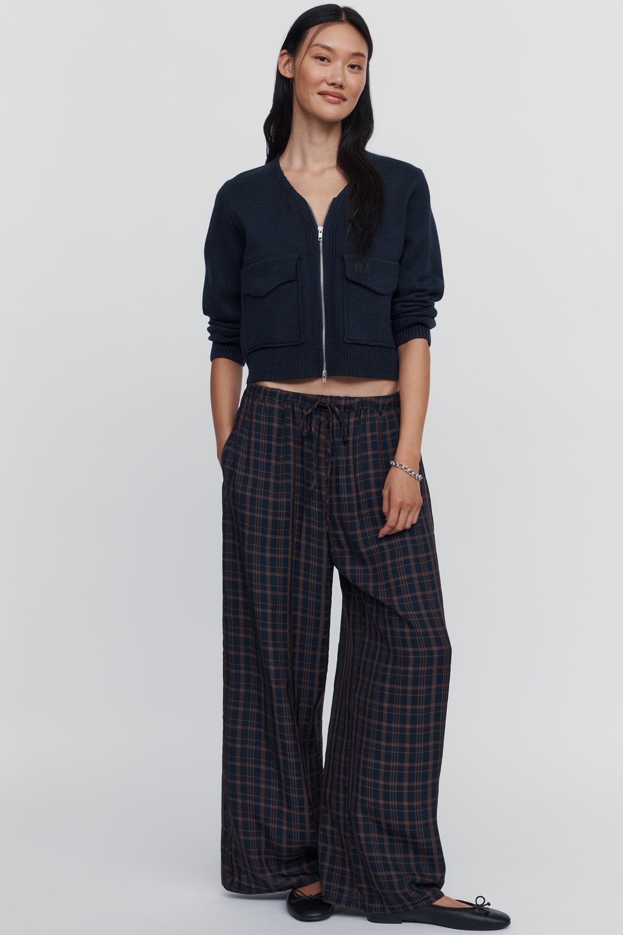 Maeve Silken Track Pants