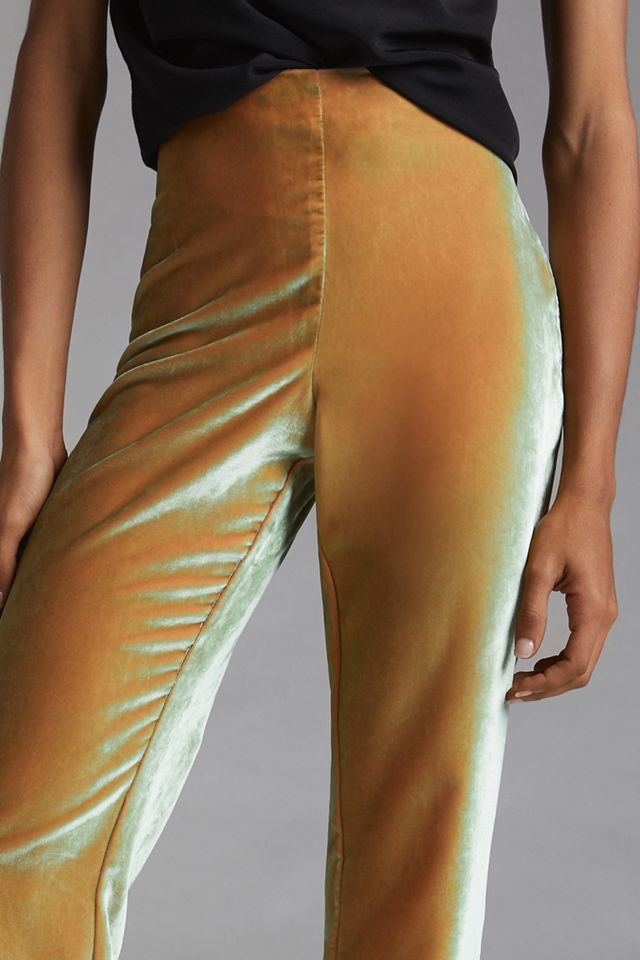 Beatrice B Flared Velvet Pants #1