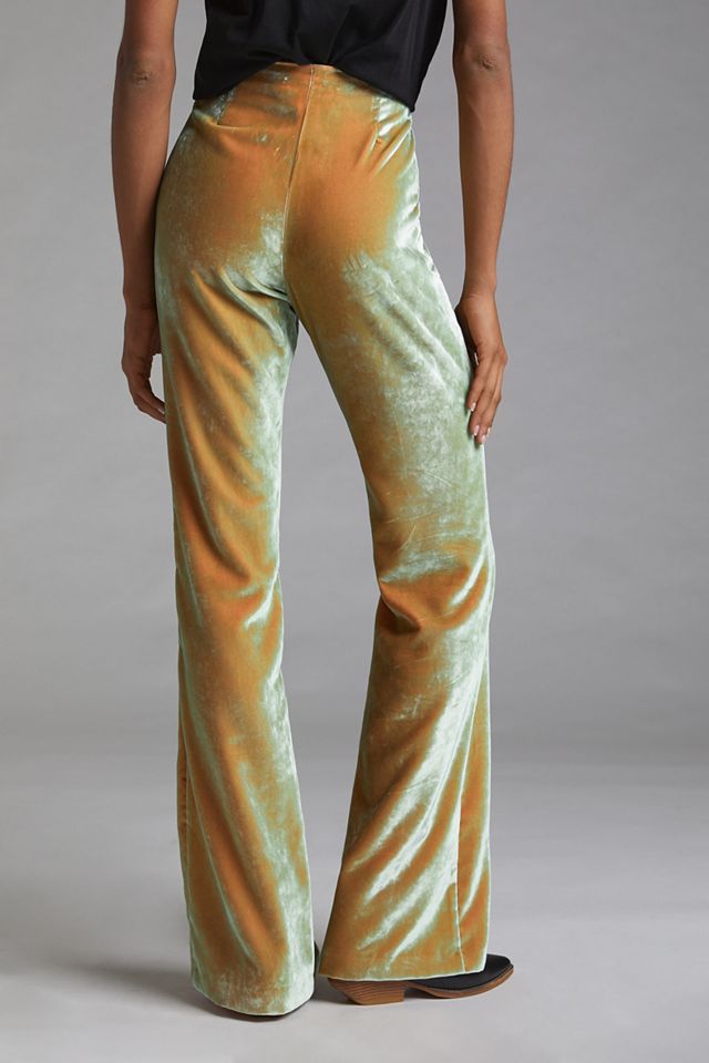Beatrice B Flared Velvet Pants #3