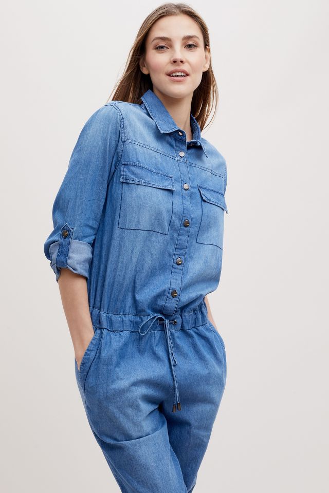 Alba Denim Jumpsuit | Anthropologie UK