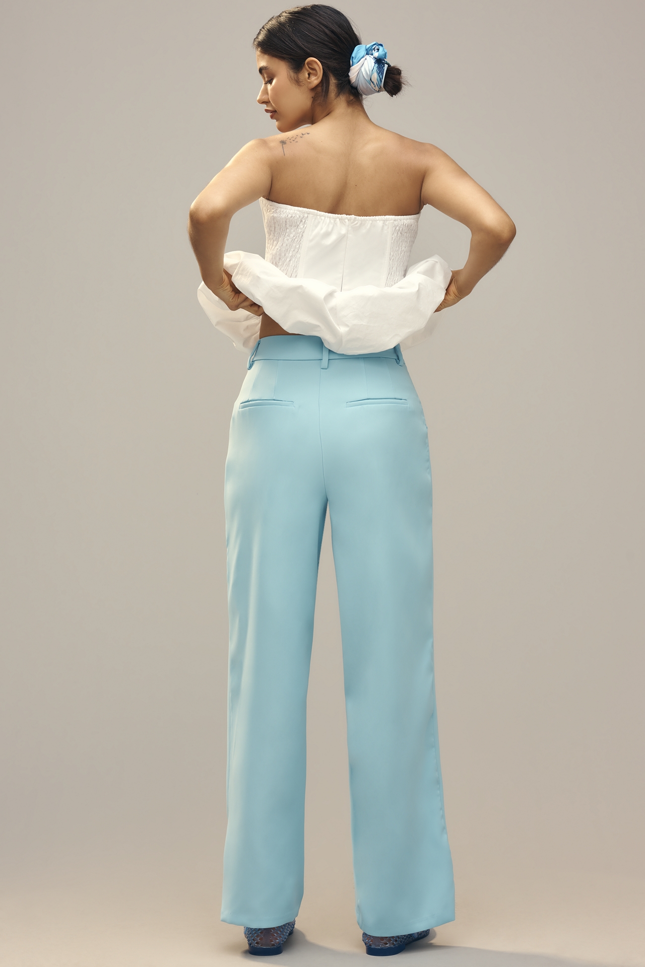 Endless Rose Pleated Zip-Up Trousers