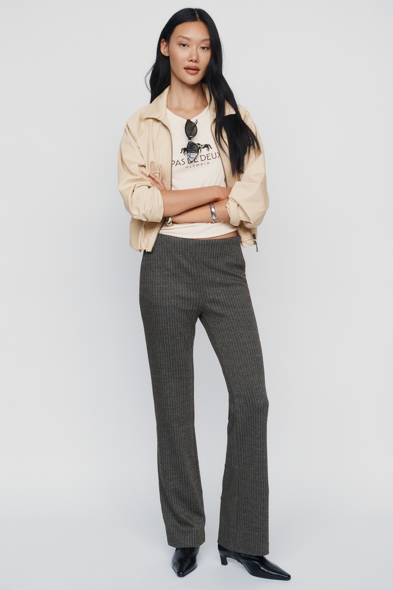 Endless Rose Knit Flare Pants