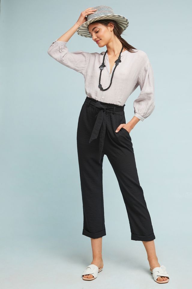 Cloth & Stone Belted Wide-Leg Pants