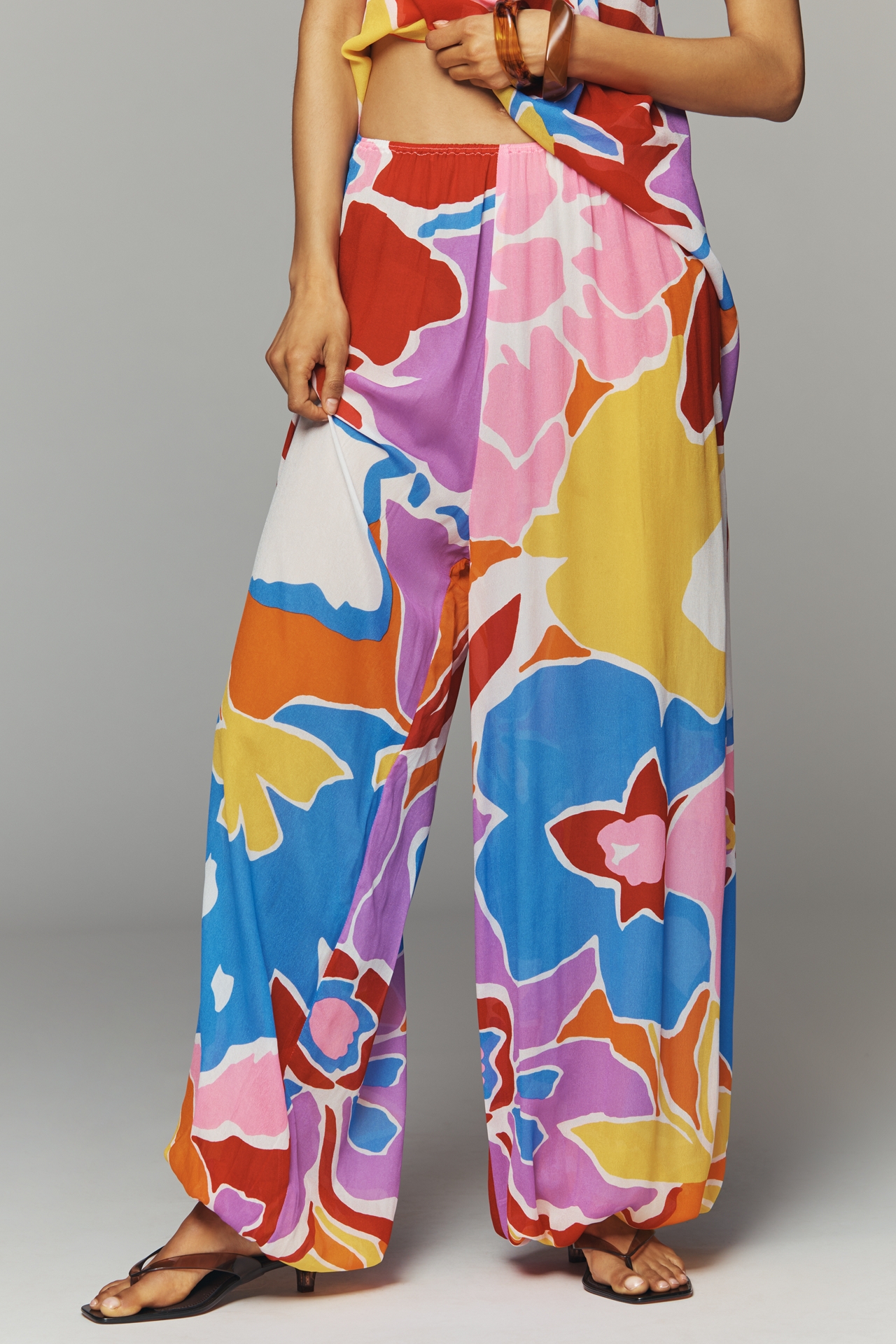S/W/F Printed Balloon Pants
