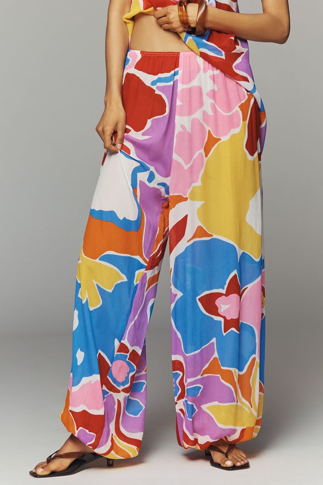 S/W/F Printed Balloon Pants #1