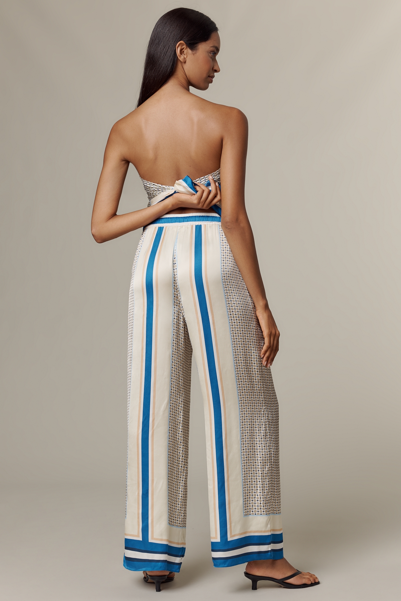 Shona Joy Meret Relaxed Satin Drawstring Pants