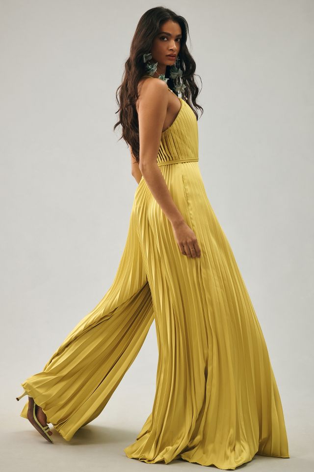 Ieena Duggal 27457 - Pleated Backless Jumpsuit – Couture Candy