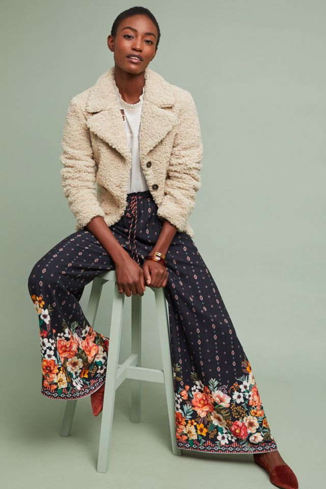 Farm Rio Melanie Wide-Leg Pants | Anthropologie