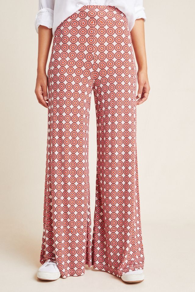 Farm Rio for Anthropologie Knit Wide-Leg Pants #1