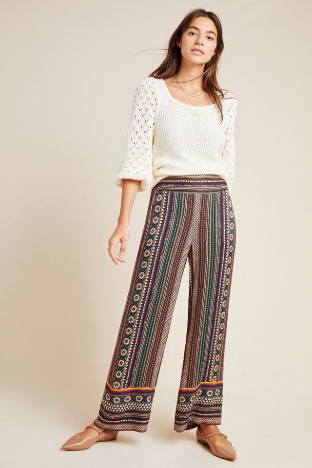 Farm Rio Tailored Wide-Leg Pants  Anthropologie Japan - Women's