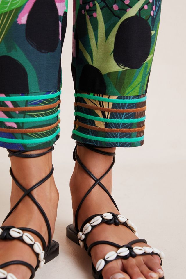 Farm Rio Tropique Embroidered Pants #2