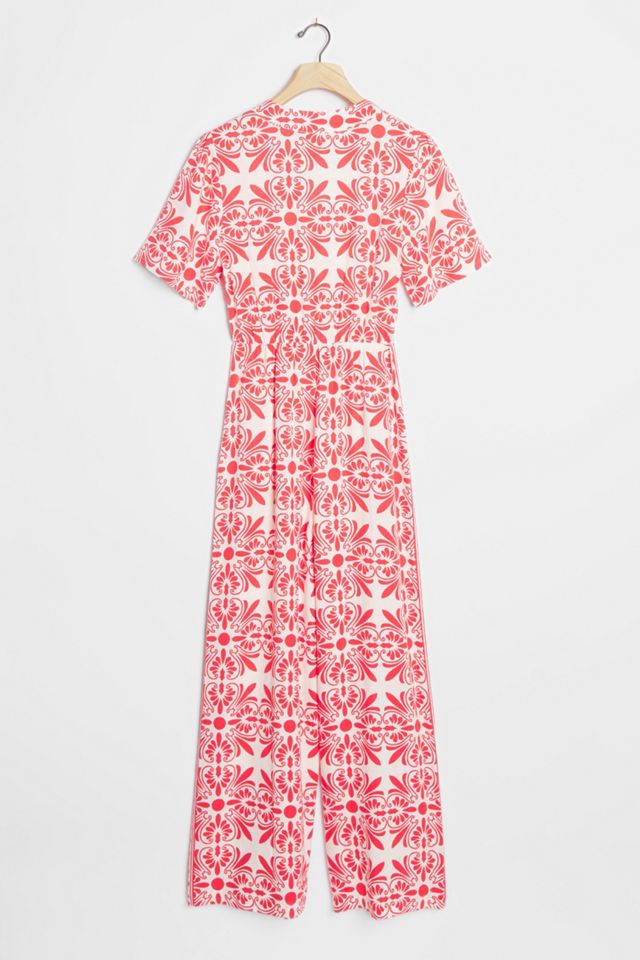 Farm Rio Carmina Button-Front Jumpsuit #2