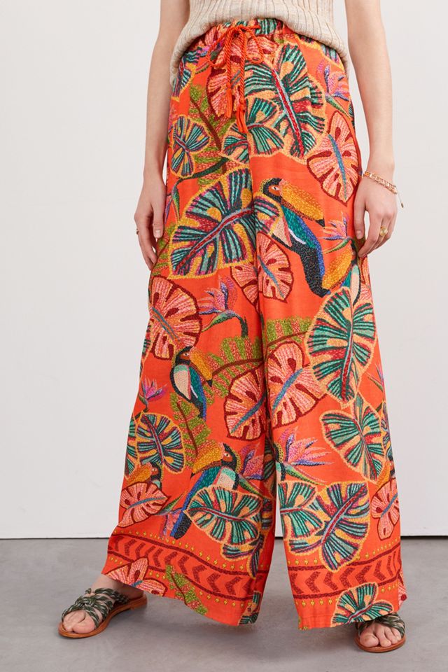 Farm Rio Birdie Wide-Leg Pants #1