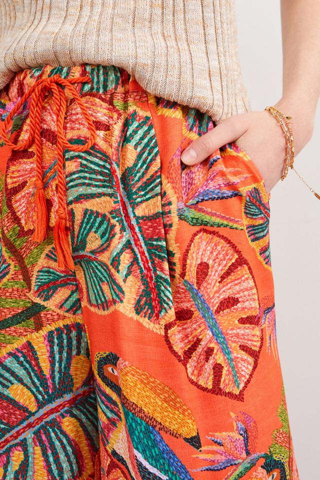 Farm Rio Birdie Wide-Leg Pants #2