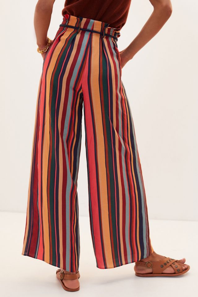 Farm Rio Striped Wide-Leg Pants #2