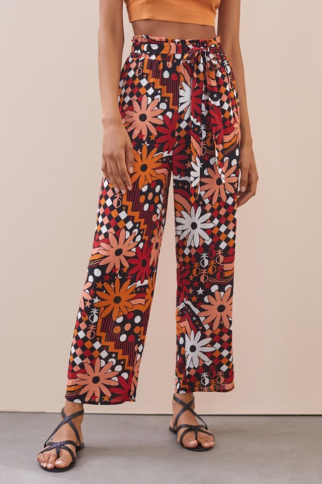 Farm Rio Daisy Wide-Leg Pants #3