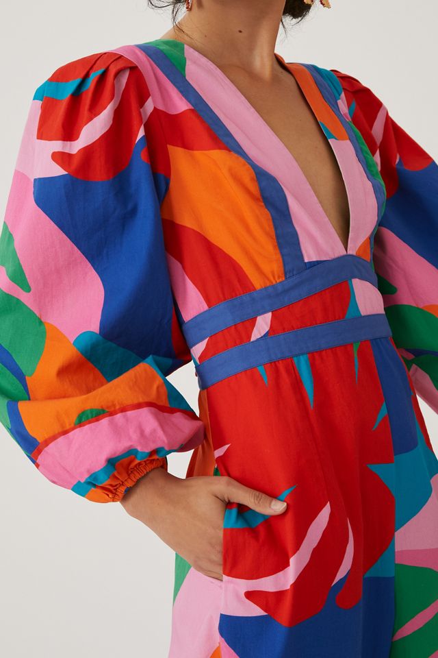 Farm Rio Deep-V Jumpsuit #1