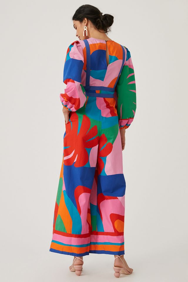 Farm Rio Deep-V Jumpsuit #2