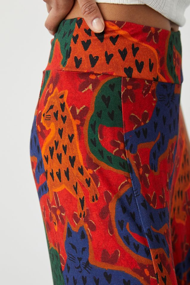 Farm x Anthropologie Wide-Leg Printed Pants #3