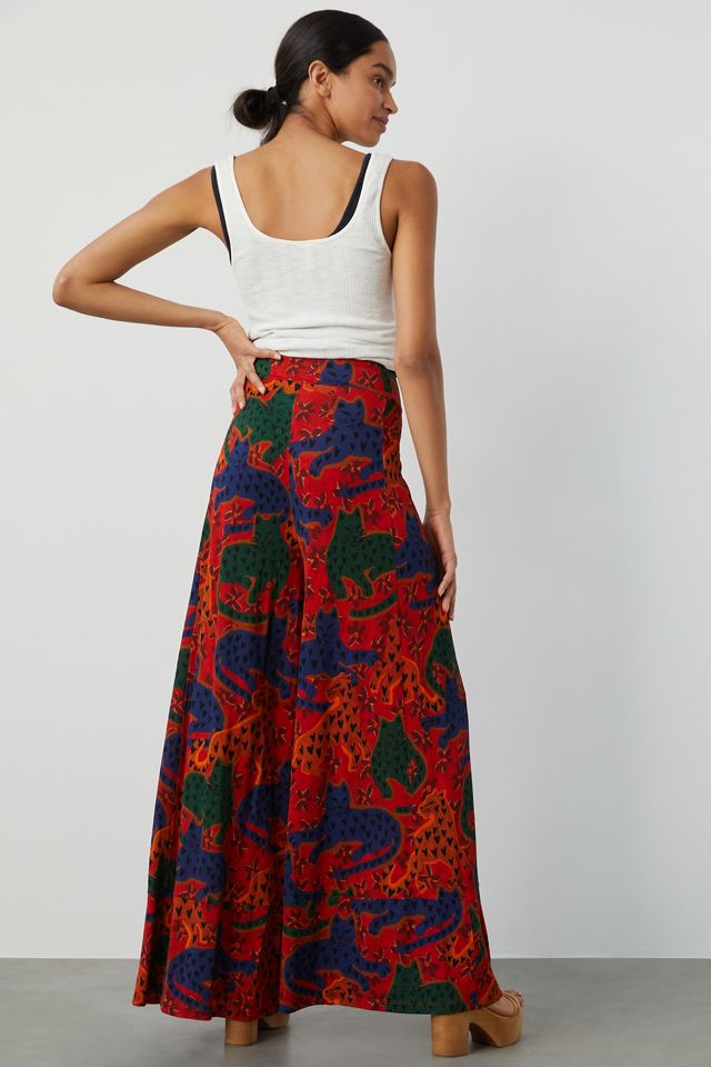 Farm x Anthropologie Wide-Leg Printed Pants #4