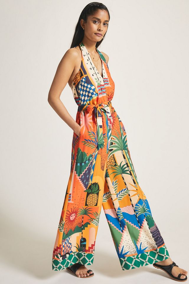 Farm x Anthropologie Halter Jumpsuit #4