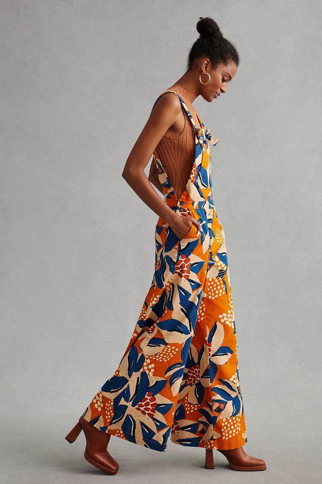 Farm Rio Deep V-Neck Wide-Leg Jumpsuit #1