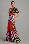 Farm Rio Deep-V Wide-Leg Jumpsuit