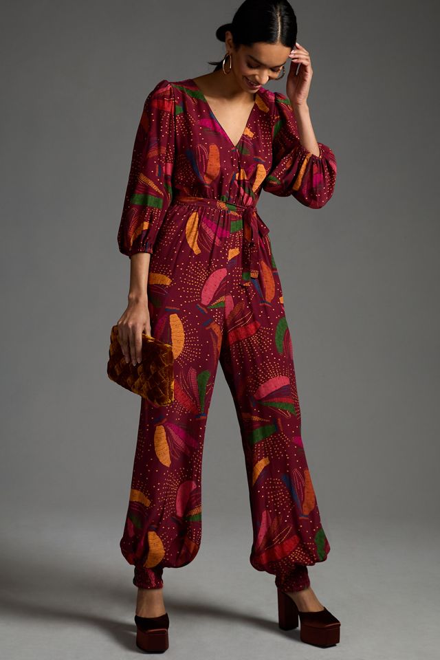 Farm Rio Wrap Jumpsuit