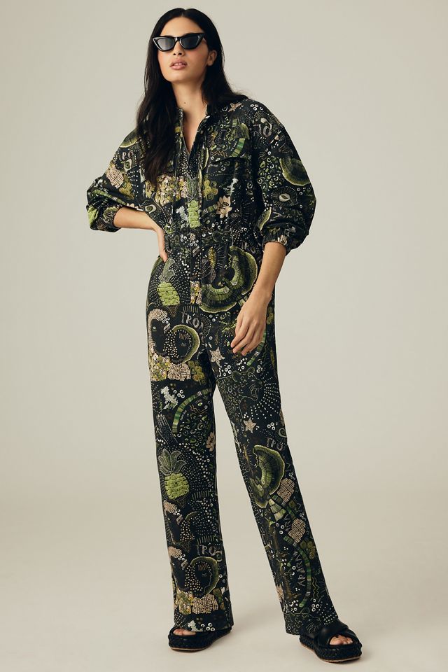 Farm Rio Canvas Jumpsuit