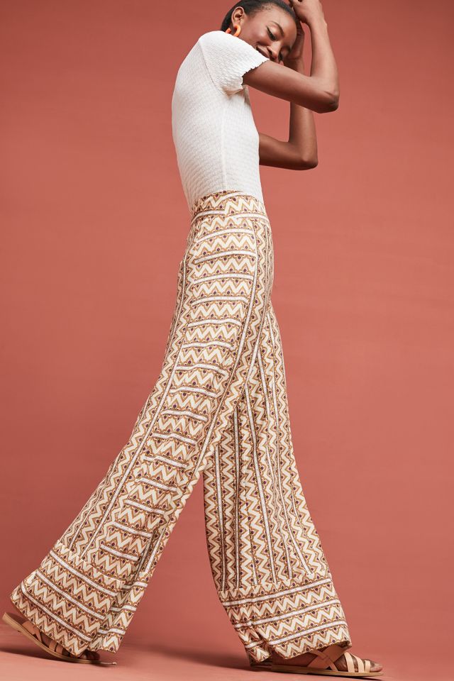 Farm Rio Tailored Wide-Leg Pants