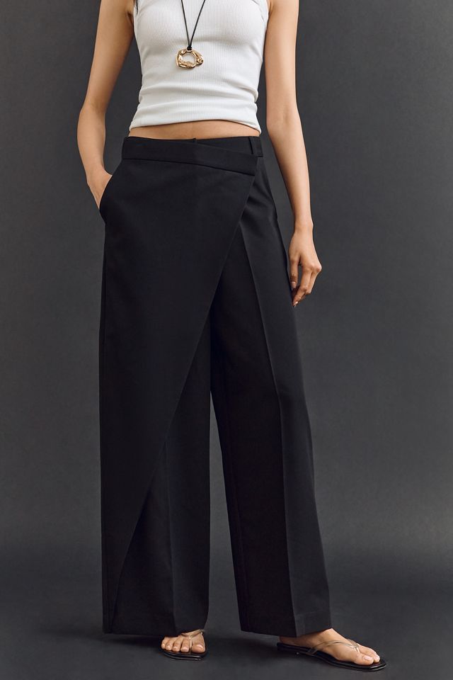 Whiteroom + Cactus Wrap Front Trouser Pants #3