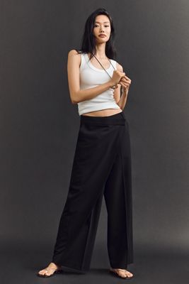 Whiteroom + Cactus Wrap Front Trouser Pants