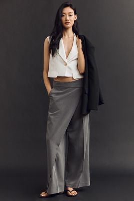 Whiteroom + Cactus Wrap Front Trouser Pants