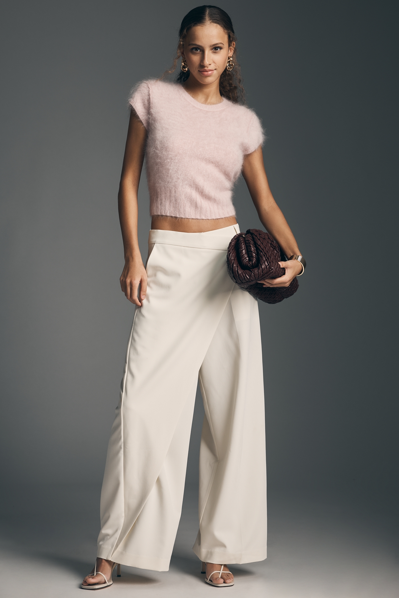 Whiteroom + Cactus Wrap Front Trouser Pants