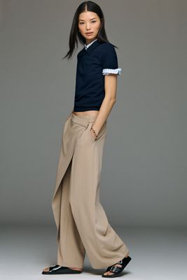 Pantalon à devant croisé Whiteroom + Cactus