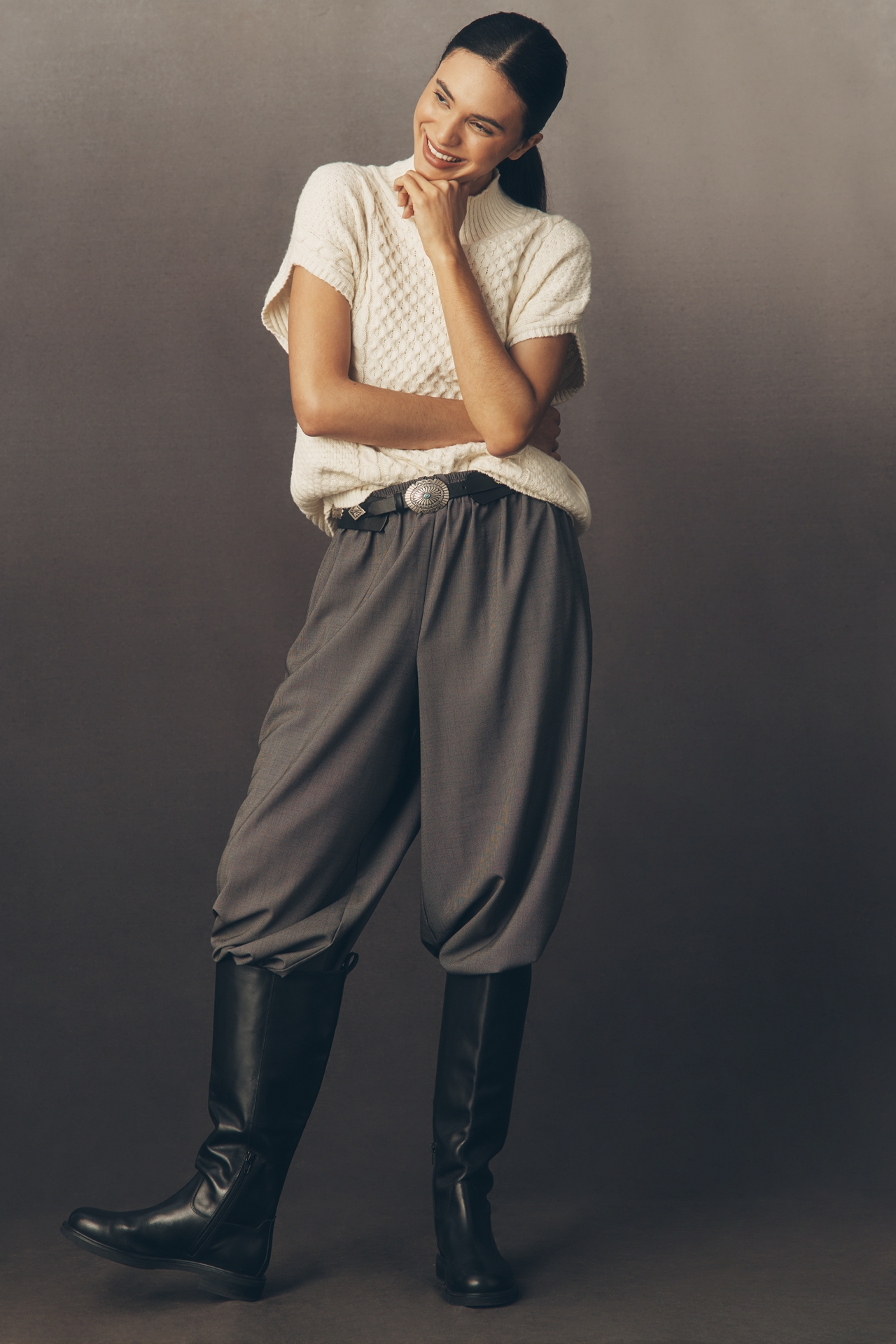 Whiteroom + Cactus Drawstring Balloon Pants