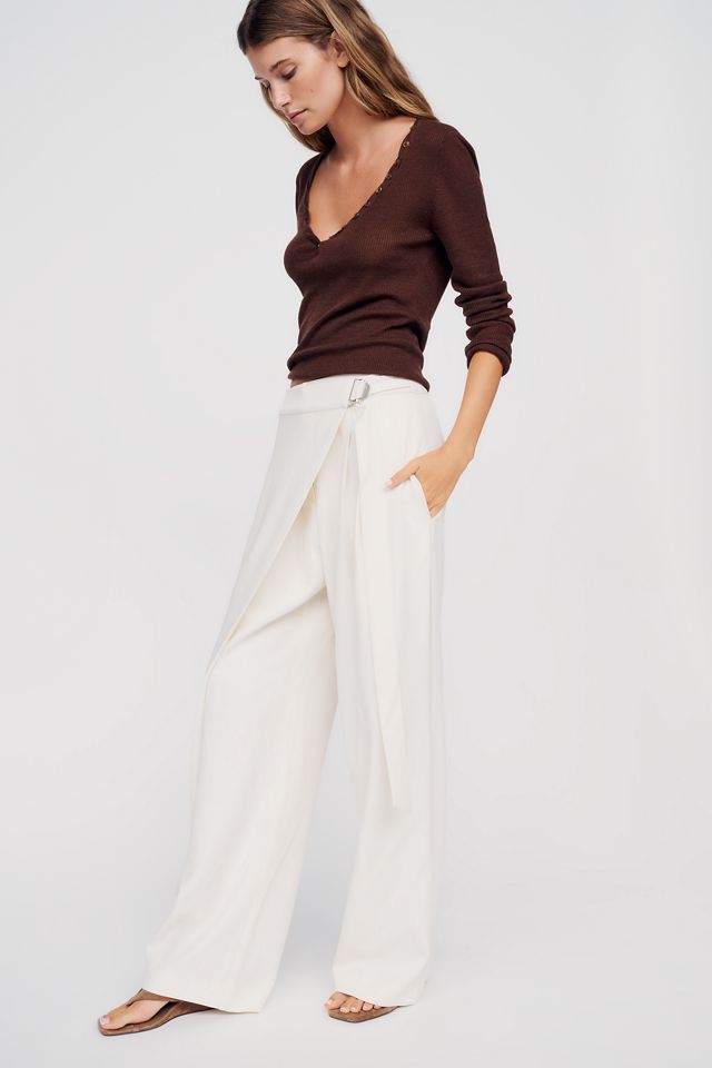 Whiteroom + Cactus Front Buckle Trousers #1