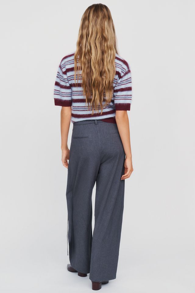 Whiteroom + Cactus Wool Blend Side-Tie Pants #3