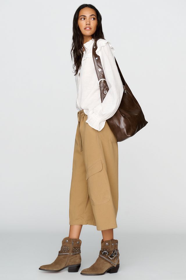 Whiteroom + Cactus Ridley 100% Cotton Cropped Utility Pants #2