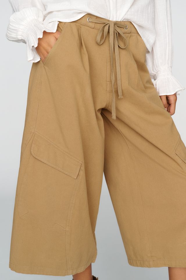 Whiteroom + Cactus Ridley 100% Cotton Cropped Utility Pants #3